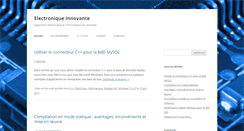 Desktop Screenshot of innovelectronique.fr